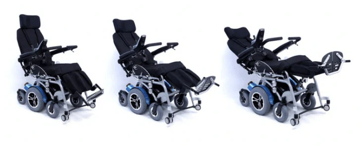 Karman Multi Power Function Standing Wheelchair Model X 505 18" with Optional Tray - Image 7